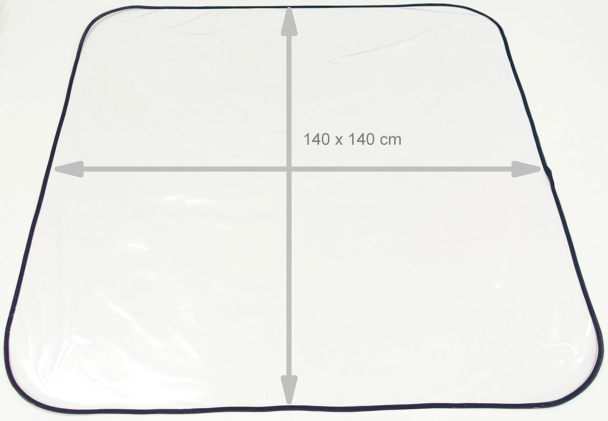 SUNNYBABY folia ochronna PODKŁADKA 140x140, podkładka ochronna 140 x 140 cm do krzesełka do karmienia