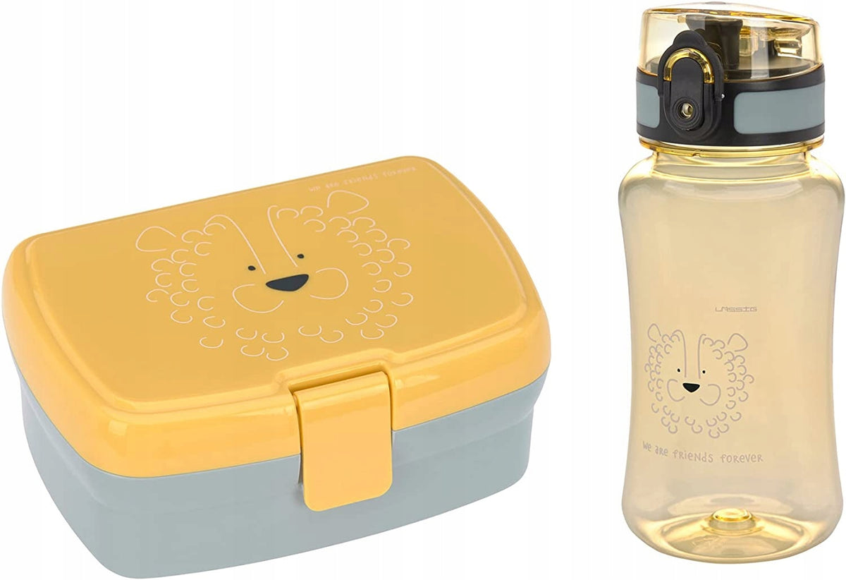 LASSIG Brotzeitset Trinkflasche Brotdose