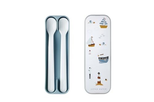 Mepal Mio Sailors Bay feeding spoons with nautical design