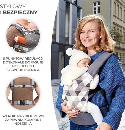 KINDERKRAFT NINO CONFETTI ergonomische Babytrage