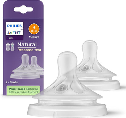 Philips Avent Natural Response Flaschensauger (3) 1m+ x2