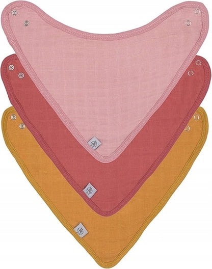 LÄSSIG Bandana-Lätzchen 0-24 Monate x3