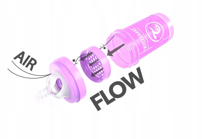 TWISTSHAKE ANTI-COLIC Babyflasche 2m+ M 260ml ALL-IN-ONE