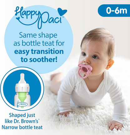 DR BROWN'S HappyPaci Beruhigungssauger x2 0-6 Monate