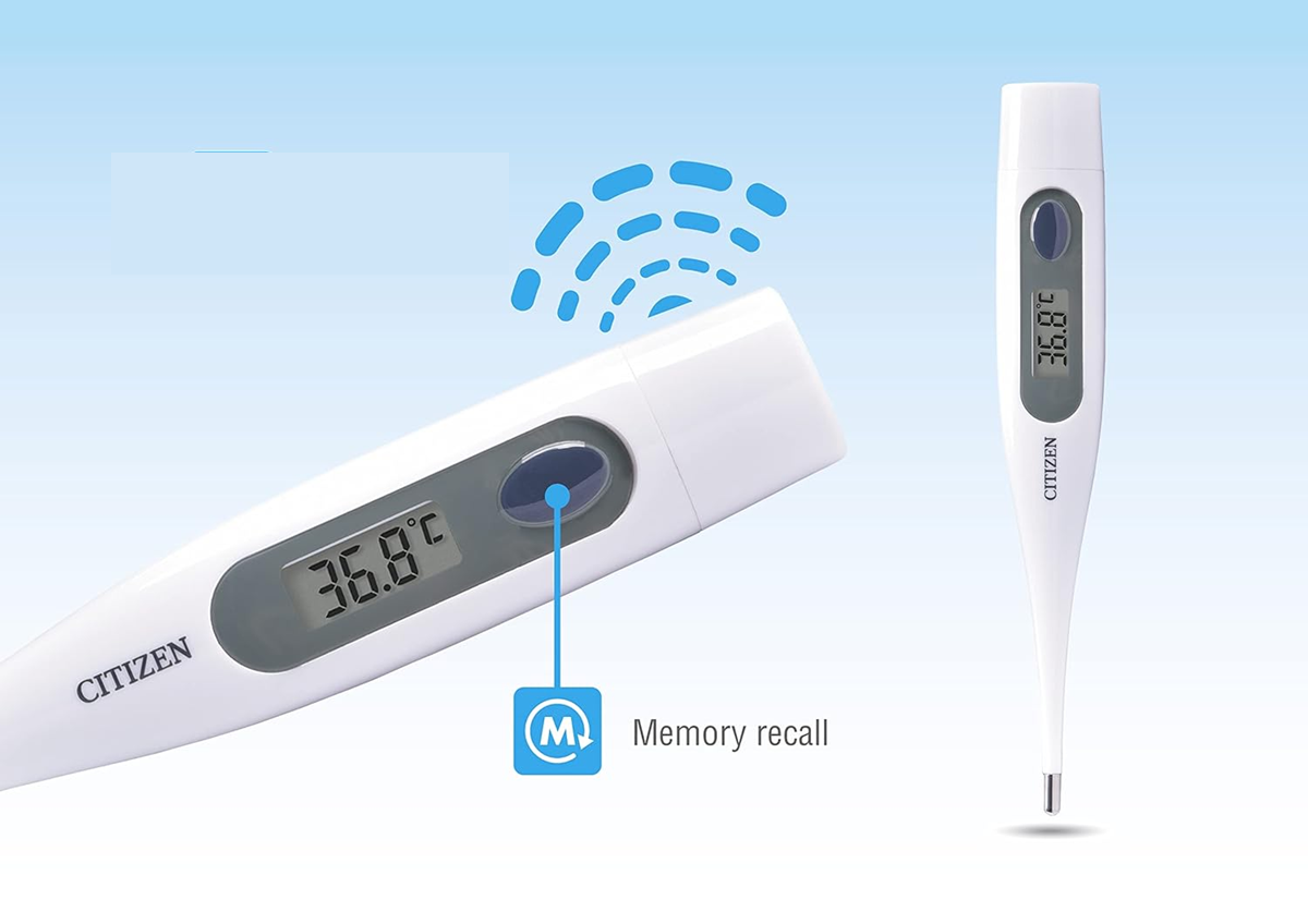 CITIZEN CTA303 digitales 3in1 LCD-Thermometer + Etui