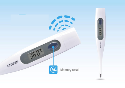 CITIZEN CTA303 digitales 3in1 LCD-Thermometer + Etui