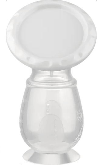 KOLEKTOR silikonowy do zbierania pokarmu 90ml, przezroczysty kolektor do zbierania mleka dla mam
