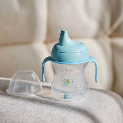 MAM Learn To Drink Cup auslaufsicherer Trinklernbecher mit Tülle 190 ml 6 m+