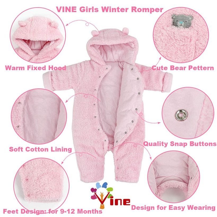 VINE Winteroverall mit Kapuze 3-6 Mon.