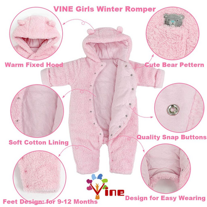 VINE Winteroverall mit Kapuze 3-6 Mon.