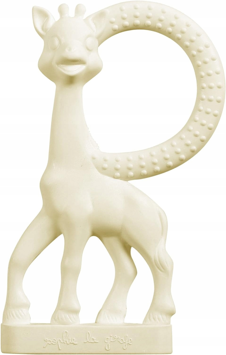SOPHIE LA GIRAFE Beißring-Set Natur SO PURE 18CM + kleinerer