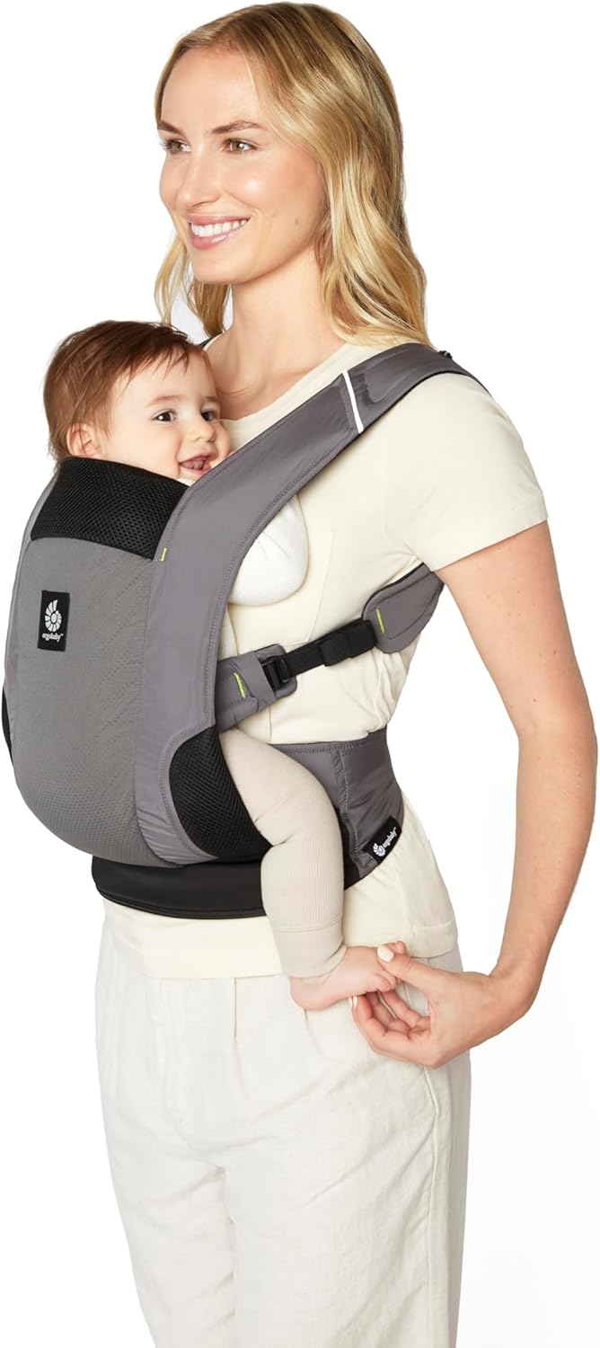 ERGOBABY Away ergonomische Babytrage für Babys 5,5 - 16 kg