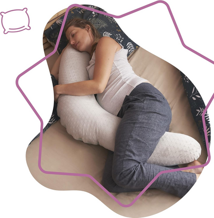 BADABULLE Schwangerschaftskissen XXL 160cm