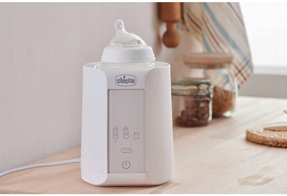CHICCO Home PODGRZEWACZ DO BUTELEK I SŁOICZKÓW cyfrowy biały, używany, sprawny, do podgrzewania mleka i słoiczków