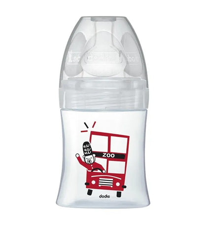 DODIE Sensation+ ЛОНДОН стъклено шише 150 ml 0-6 m биберон 1 свободен поток