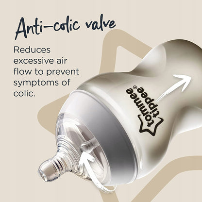 TOMMEE TIPPEE zestaw 6 butelek 260ml ANTI-COLIC