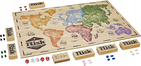 HASBRO Risiko Strategiespiel Holzbrett und Bauern FRANZ.