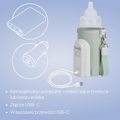 LIONELO Thermup Go Evo portable bottle warmer