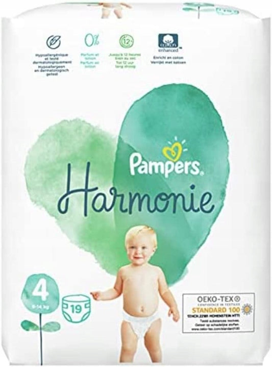 PAMPERS Harmonie Einwegwindeln Gr.4 9-14kg x19 Stück
