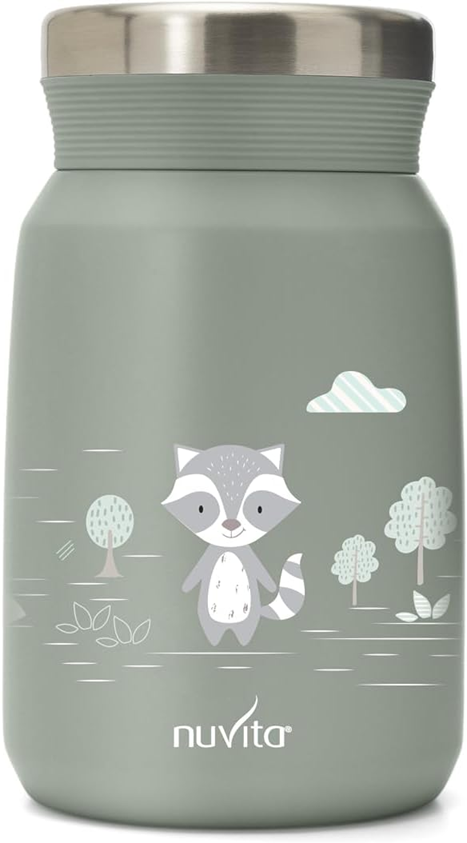 NUVITA 4472 Essens-Thermosbehälter aus Edelstahl 500 ml 6 m+