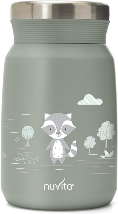 NUVITA 4472 Essens-Thermosbehälter aus Edelstahl 500 ml 6 m+