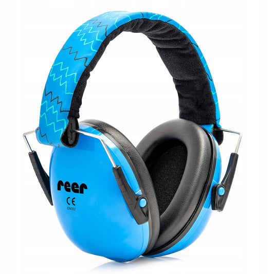 REER SilentGuard Kids SŁUCHAWKI OCHRONNE 24 m+, 27db niebieskie słuchawki ochronne dla dzieci EN 352-1