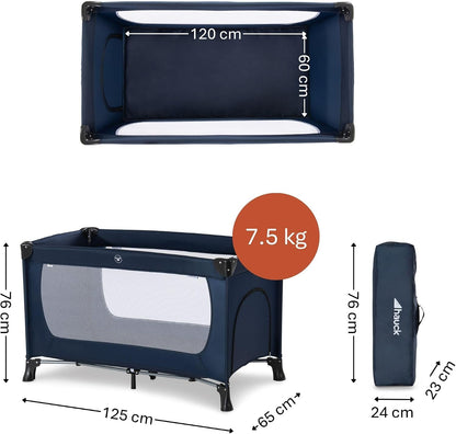 Hauck Dream N Play Plus Reisebett 120x60 bis 15 kg