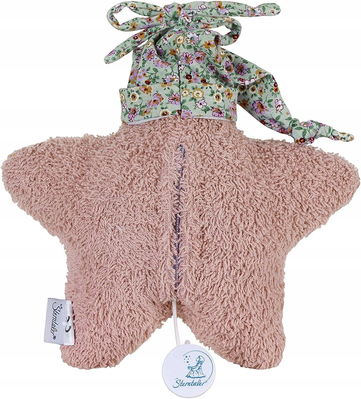 STERNTALER pluszowa zawieszka z pozytywką GWIAZDA "O różowa, 18 cm, z melodią Brahmsa do łóżeczka i wózka