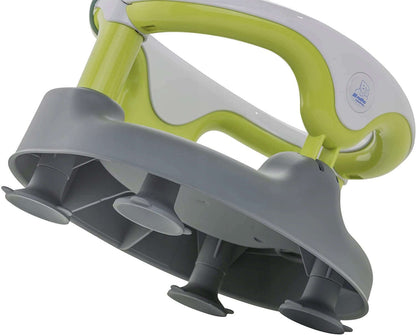ROTHO Babydesign krzesełko do kąpieli 13kg, biało-zielono-szare, stabilne siedzisko dla dziecka
