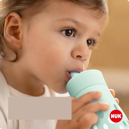 NUK Mini-Me Flip biberon cu pai și muștiuc pliabil 450 ml 12 m+