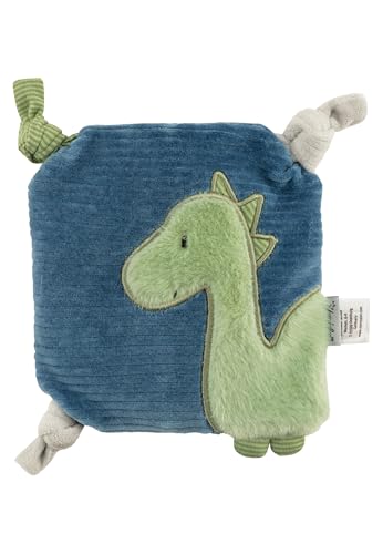 Sterntaler Dino Rexi Wärmekissen mit Haferkernfüllung, blau, 17x17cm