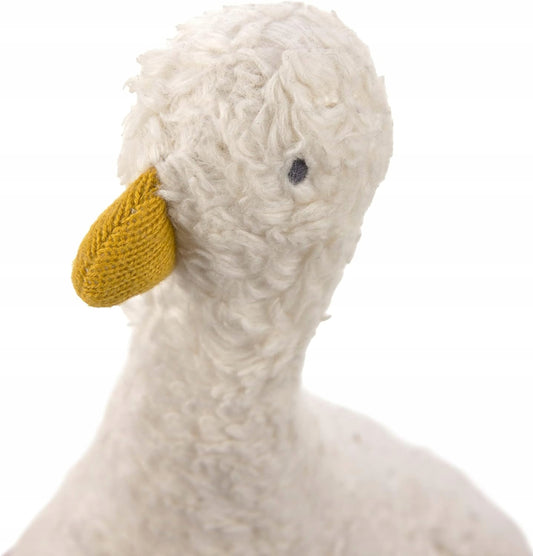 LASSIG Gans Digitales Nachtlicht Kuscheltier mit Bluetooth-Lautsprecher 22 cm