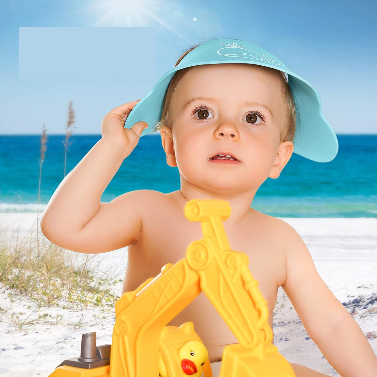 REER MyHappyBath Cap Badewannenkappe Sonnenschutz 40-55 cm