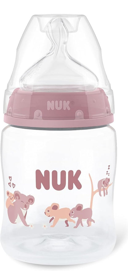 NUK First Choice Flasche 150 ml Sauger S langsamer Durchfluss 0+ KOALA
