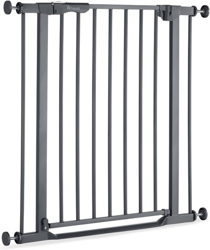 HAUCK Clear Step Treppenschutzgitter, schraubenlose Montage, 75-80 + 9cm