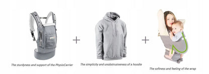 LOVE RADIUS ergonomikus babahordozó kapucnival HOODIE CARRIER