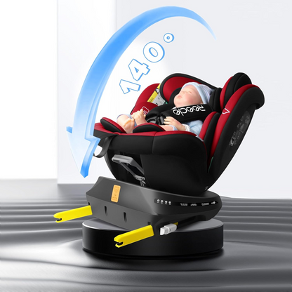 REECLE i-Size um 360° drehbarer Autositz 0-12 Jahre 40-150cm