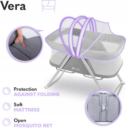 LIONELO VERA 3-in-1 Reisebett klappbar bis 9 kg
