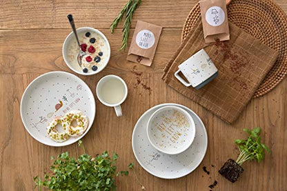 LASSIG Garden Explorer 3-piece porcelain dinnerware set