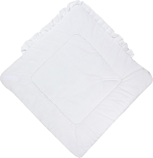 TUPTAM Pucktuch 70 x 70 cm mit Rüschen