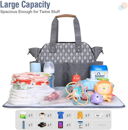 LEKEBABYnappy bag and accessoriescolour as on first photoused condition, cared for