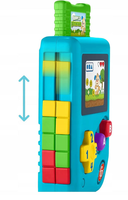 FISHER-PRICE Lil Gamer interaktywna konsola retro J.NIEMIECKI