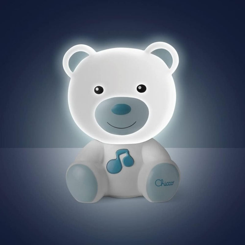 CHICCO DreamLight tragbares LED-Nachtlicht mit Melodien 11 x 14 cm