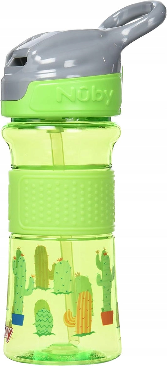 NUBY Flip-it Cup tritánový netečúci pohár so slamkou a náustkom 3 l+ 360 ml