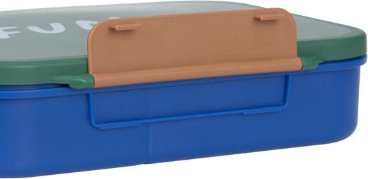 LÄSSIG Bento Brotdose mit Fächern 17 × 21 cm Regenbogen – Produktbild 2