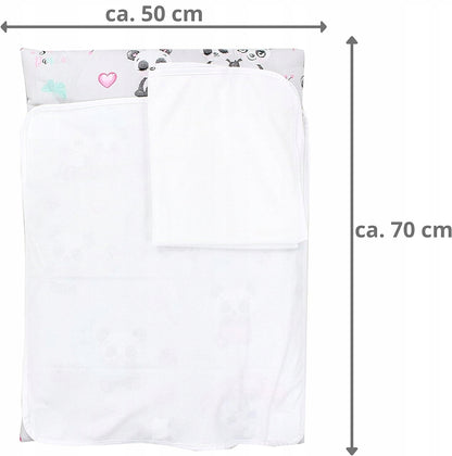TUPTAM miękki przewijak z pokrowcami x2 75x50 cm