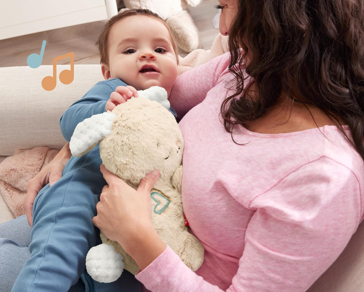 FISHER-PRICE Schlafhäschen mit Kopfbewegung, Geräuschen und Licht