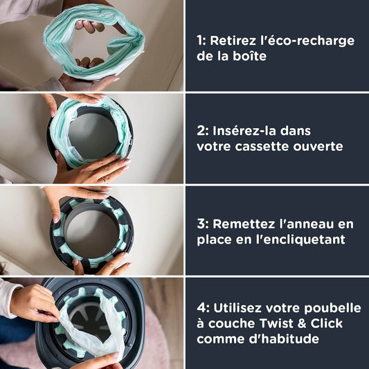 Tommee Tippee Twist & Click wkłady do kosza x6 — zdjęcie 2