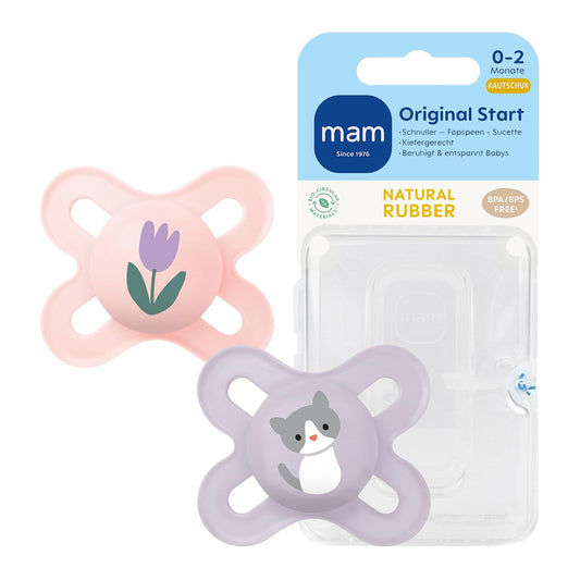 MAM Original Start Latex-Schnuller x4, 0–2 Monate