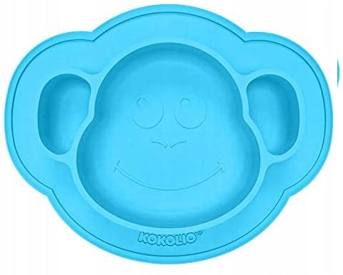 KOKOLIO placemat met bord met 3 VAKKEN antislip